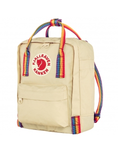 Plecak Fjallraven Kanken Rainbow Mini Light Oak - Rainbow Pattern