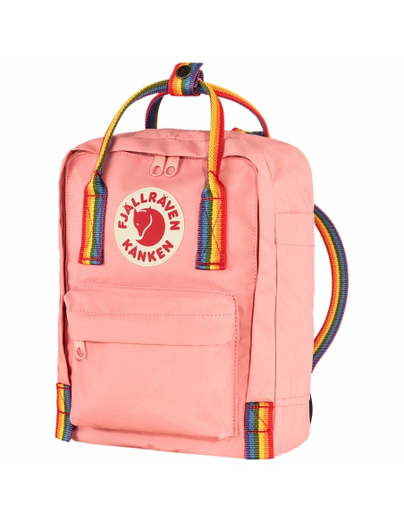 Plecak Fjallraven Kanken Rainbow Mini Pink - Rainbow Pattern