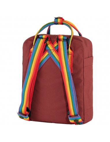 Plecak Fjallraven Kanken Rainbow Mini Ox Red - Rainbow Pattern