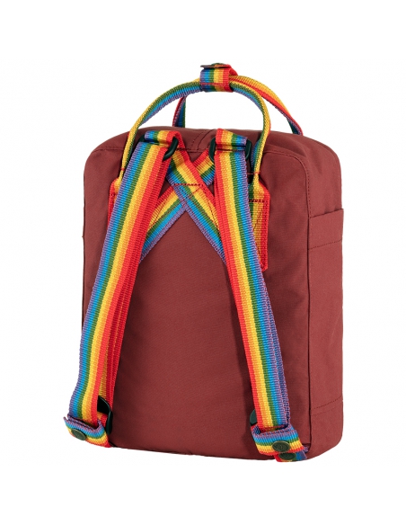 Plecak Fjallraven Kanken Rainbow Mini Ox Red - Rainbow Pattern