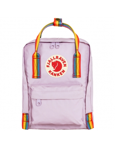 Plecak Fjallraven Kanken Rainbow Mini Pastel Lavender - Rainbow Pattern