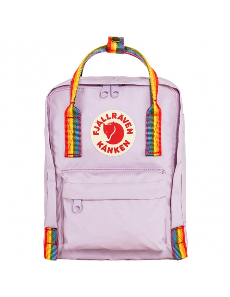 Plecak Fjallraven Kanken Rainbow Mini Pastel Lavender - Rainbow Pattern