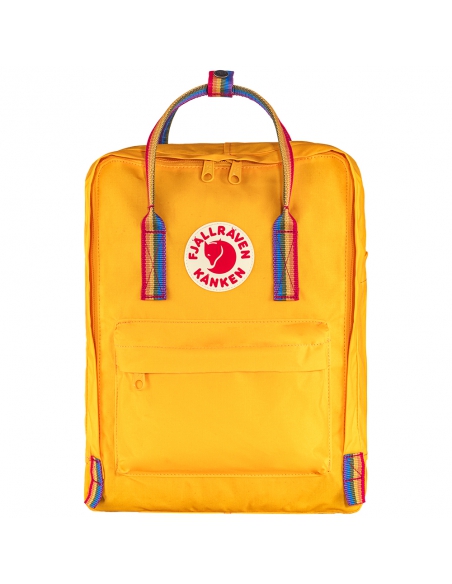 Plecak Fjallraven Kanken Rainbow Warm Yellow - Rainbow Pattern