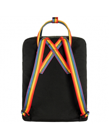 Plecak Fjallraven Kanken Rainbow Black - Rainbow Pattern