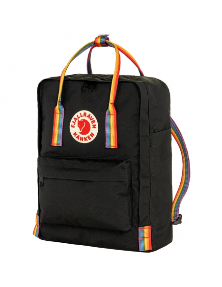 Plecak Fjallraven Kanken Rainbow Black - Rainbow Pattern