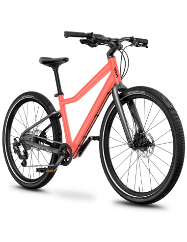 Rower dziecięcy woom 5 EXPLORE Neon Coral (24") koralowy