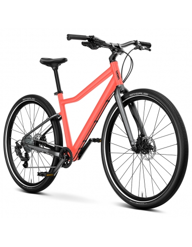 Rower dziecięcy woom 6 EXPLORE Neon Coral (26")