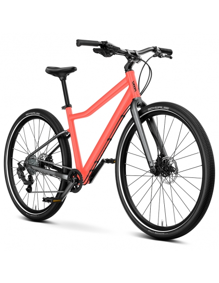 Rower dziecięcy woom 6 EXPLORE Neon Coral (26")