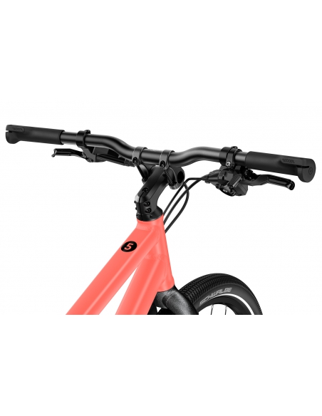 Rower dziecięcy woom 5 EXPLORE Neon Coral (24") koralowy