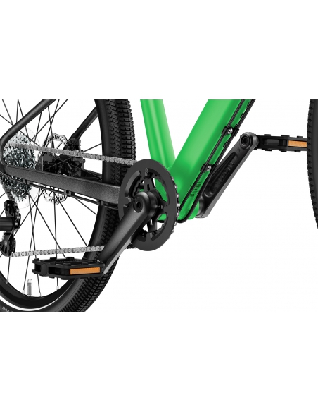 Rower dziecięcy woom 5 EXPLORE Jungle Green (24") zielon