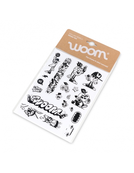 Naklejki na ramę roweru woom - Rolling Rebels