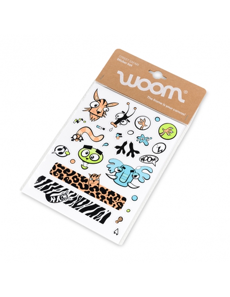 Naklejki na ramę roweru woom - Street Safari