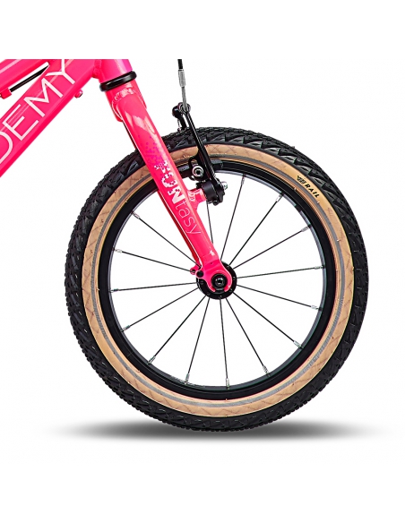 Rower dziecięcy Academy Grade 2 (14") FUNtasy Pink