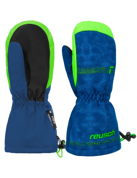 Rękawice narciarskie Reusch Maxi R-TEX® XT Mitten (jednopalczaste) Surf The Web/Green Gecko