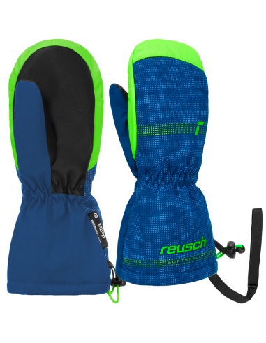 Rękawice narciarskie Reusch Maxi R-TEX® XT Mitten (jednopalczaste) Surf The Web/Green Gecko