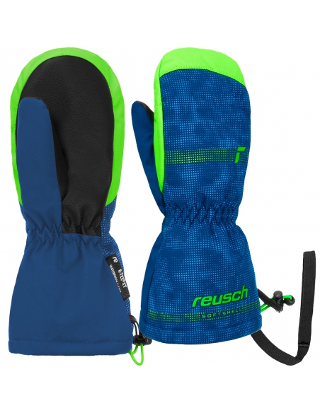 Rękawice narciarskie Reusch Maxi R-TEX® XT Mitten (jednopalczaste) Surf The Web/Green Gecko