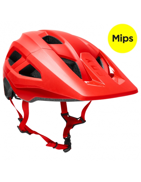 Kask rowerowy FOX Mainframe MIPS Flo Red