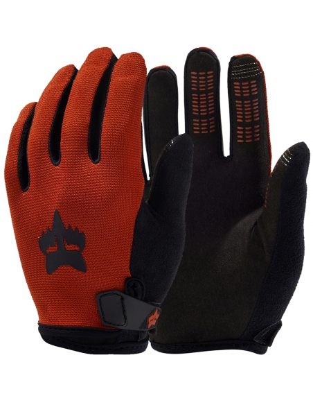 Rękawiczki rowerowe FOX Junior Ranger Burnt Orange