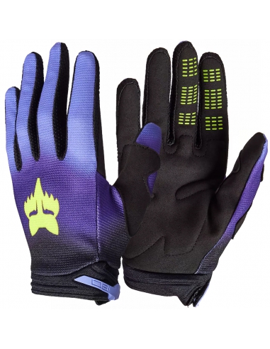 Rękawiczki rowerowe FOX Junior 180 Interfere Glove Black/Blue