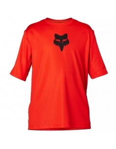 Koszulka rowerowa FOX Junior Ranger Jersey Fluorescent Red