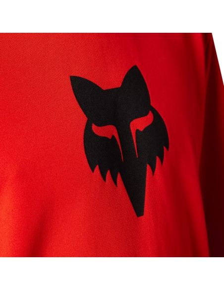 Koszulka rowerowa FOX Junior Ranger Jersey Fluorescent Red
