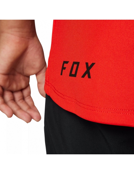 Koszulka rowerowa FOX Junior Ranger Jersey Fluorescent Red
