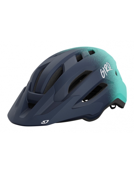 Kask rowerowy GIRO Fixture II Midnight Blue Screaming Teal Fade Mat