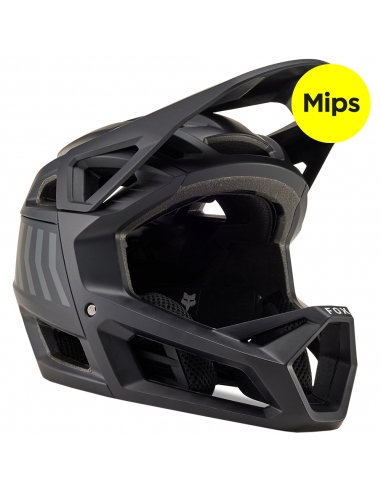 Kask rowerowy full face FOX Junior Proframe Nace MIPS Black