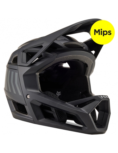 Kask rowerowy full face FOX Junior Proframe Nace MIPS Black