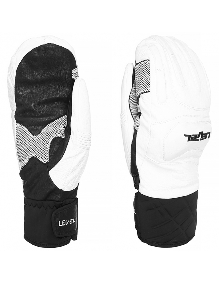 Rękawice narciarskie Level Race Mitten (jednopalczaste) Black-White