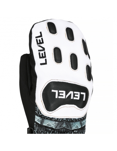 Rękawice narciarskie Level Race JR Mitten (jednopalczaste) PK-White