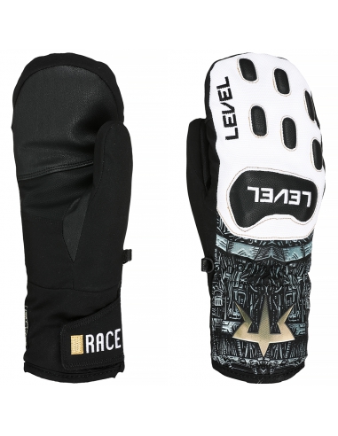 Rękawice narciarskie Level Race JR Mitten (jednopalczaste) PK-White
