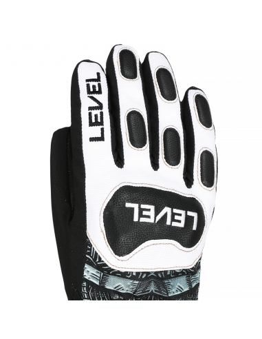 Rękawice narciarskie Level Race JR PK-White