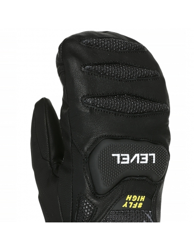 Rękawice narciarskie Level SQ JR CF Mitten (jednopalczaste) PK-Black