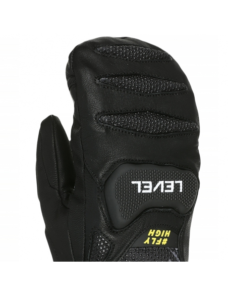 Rękawice narciarskie Level SQ JR CF Mitten (jednopalczaste) PK-Black