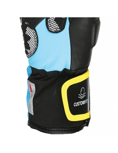 Rękawice narciarskie Level SQ JR CF Yellow-Blue