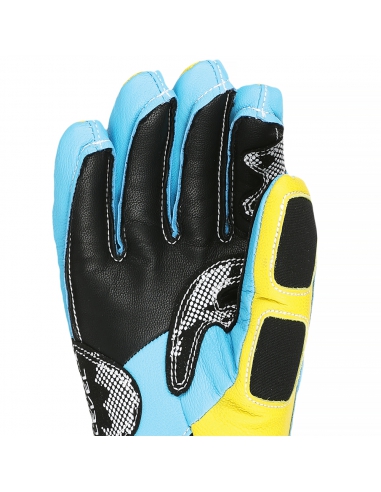 Rękawice narciarskie Level WorldCup JR CF Yellow-Blue