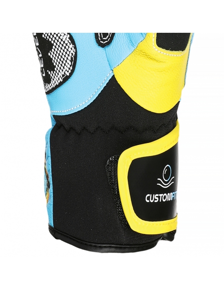 Rękawice narciarskie Level WorldCup JR CF Yellow-Blue