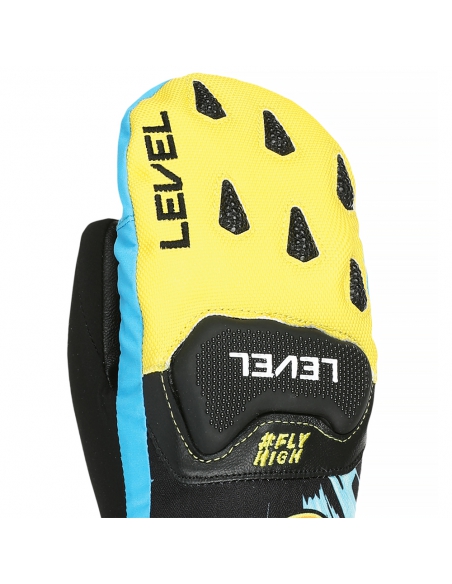 Rękawice narciarskie Level Race JR Mitten (jednopalczaste) Yellow-Blue