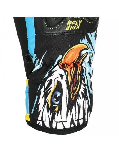 Rękawice narciarskie Level Race JR Mitten (jednopalczaste) Yellow-Blue