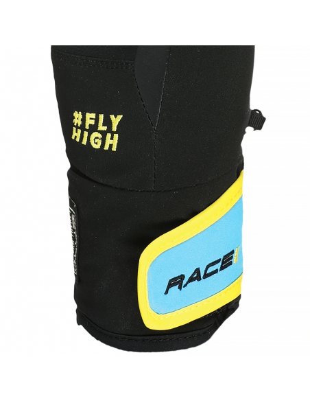 Rękawice narciarskie Level Race JR Mitten (jednopalczaste) Yellow-Blue