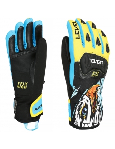 Rękawice narciarskie Level Race JR Yellow-Blue