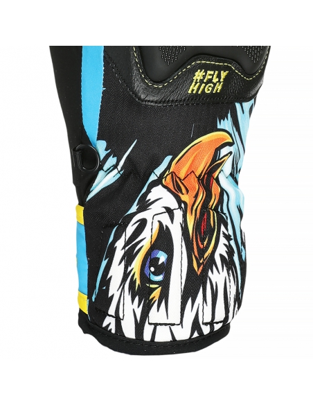 Rękawice narciarskie Level Race JR Yellow-Blue