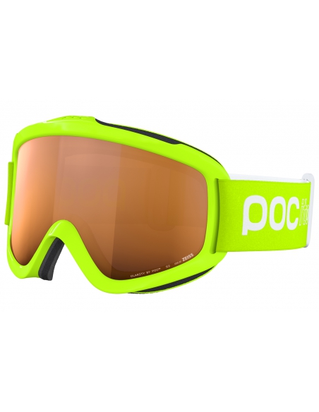 Gogle narciarskie POC POCito IRIS Fluorescent Yellow/Green / Partly Sunny Light Orange