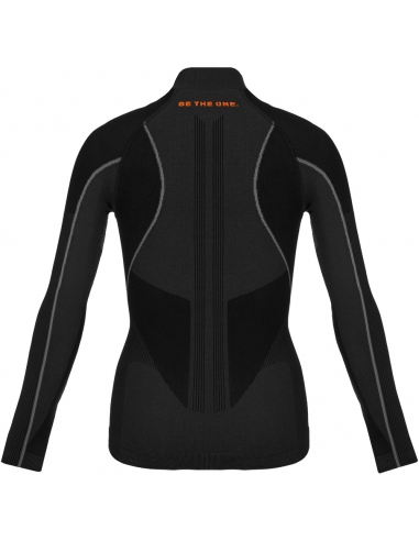 Koszulka termoaktywna dziecięca Reusch Undershirt Junior Warm Black/Orange-Popsicle