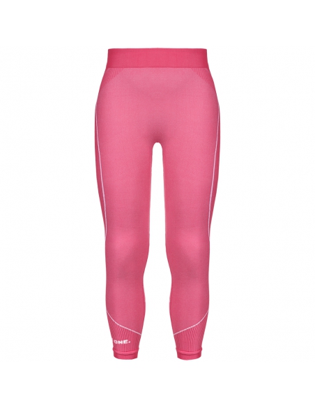 Spodnie termoaktywne dziecięce Reusch Leggings Junior Warm Raspberry/White