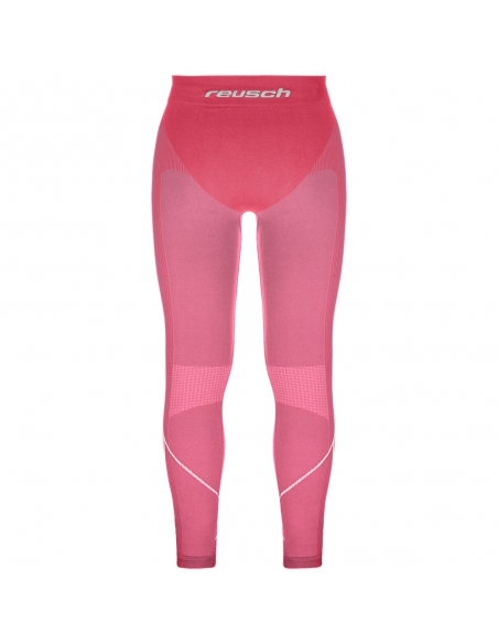 Spodnie termoaktywne dziecięce Reusch Leggings Junior Warm Raspberry/White