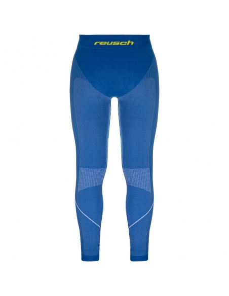 Spodnie termoaktywne dziecięce Reusch Leggings Junior Warm Surf The Web/Safety Yellow