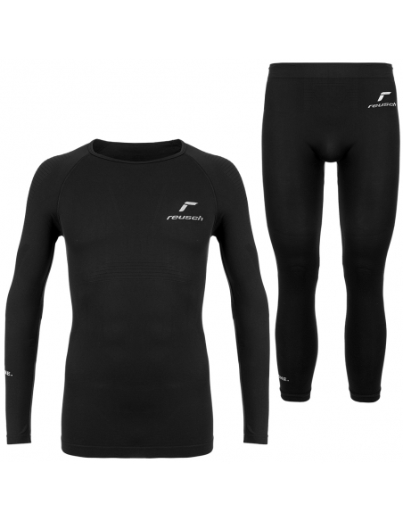 Bielizna termoaktywna dziecięca Reusch Underwear Set Junior Warm Black