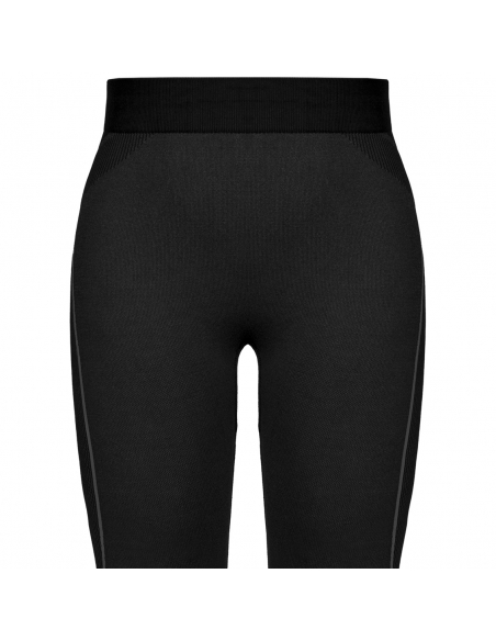 Spodnie termoaktywne dziecięce Reusch Leggings Junior Warm Black/Orange-Popsicle